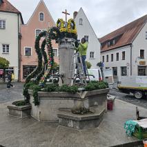 Abbau Osterbrunnen 2024   @P. Ertl