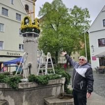 Abbau Osterbrunnen 2024   @P. Ertl