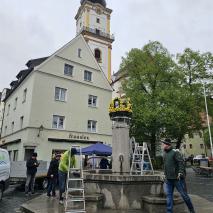 Abbau Osterbrunnen 2024   @P. Ertl
