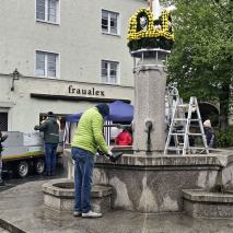 Abbau Osterbrunnen 2024   @P. Ertl