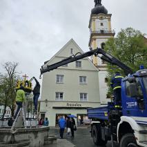 Abbau Osterbrunnen 2024   @P. Ertl