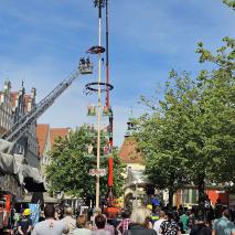 Aufbau Maibaum 2024   @ P. Ertl