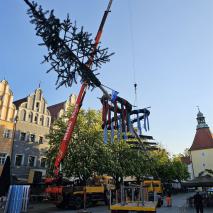 Aufstellung Maibaum 2025 @P. Ertl