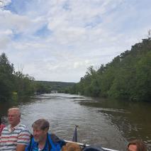 Tagesfahrt nach Freyburg an der Unstrut, Sektkellerei Rotkäppchen, Naumburg, Saale-Schifffahrt am 04.08.2024   @R. Hannes