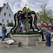 Abbau Osterbrunnen 2025 @M. Höcht