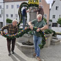 Abbau Osterbrunnen 2025 @M. Höcht