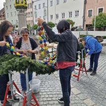 Abbau Osterbrunnen 2025 @M. Höcht