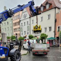 Abbau Osterbrunnen 2025 @M. Höcht