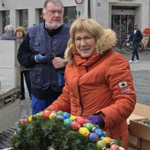 Aufbau Osterbrunnen 2026 @P. Ertl