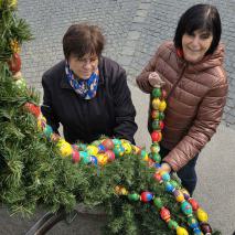 Aufbau Osterbrunnen 2026 @P. Ertl