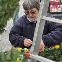 Aufbau Osterbrunnen 2026 @P. Ertl
