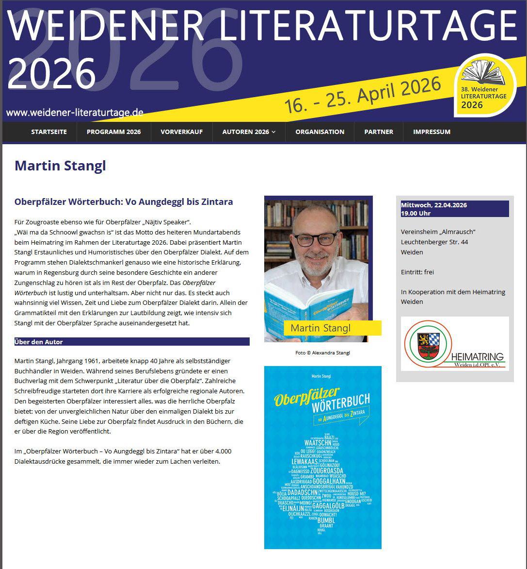 @ Regionalbibliothek Weiden - Weidener Literaturtage 2026
