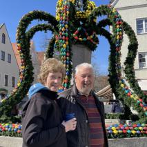 Aufbau Osterbrunnen 2025 @P. Ertl