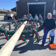 Fertigstellung Maibaum 2026 @P. Ertl
