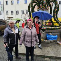 Aufbau Osterbrunnen 2024   @P. Ertl